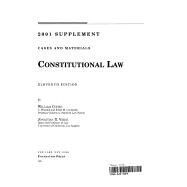2001 Supplement to Constitutional Law, Cases and Materials