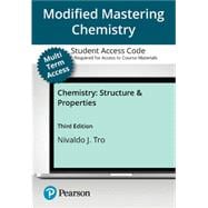 Chemistry: Structure and Properties -- Modified Mastering Chemistry with Pearson eText (Multi-Term Access Code)