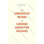 The Comparative Method of Language Acquisition Research