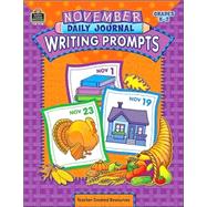 November Daily Journal Writing Prompts: Grade Pk