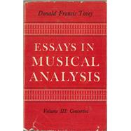 Essays In Musical Analysis (P)(V.3)