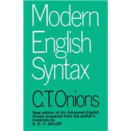 Modern English Syntax