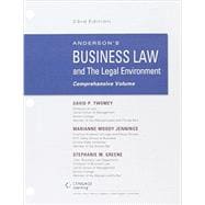 Bundle: Anderson’s Business Law and the Legal Environment, Comprehensive Volume, Loose-Leaf Version, 23rd + LMS Integrated for MindTap Business Law, 1 term (6 months) Printed Access Card
