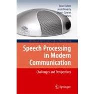 Speech Processing in Modern Communication