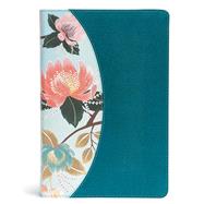 The CSB Study Bible For Women, Teal Flowers LeatherTouch Faithful and True