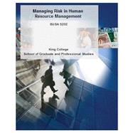 Managing Risk in Human Resource Management