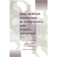 Research and Supervision in Mathematics and Science Education
