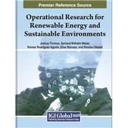 Operational Research for Renewable Energy and Sustainable Environments