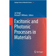 Excitonic and Photonic Processes in Materials