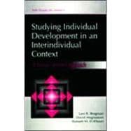 Studying Individual Development in an Interindividual Context : A Person-Oriented Approach