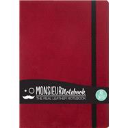 Monsieur Notebook Red Leather Sketch Medium