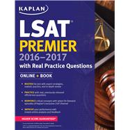 Kaplan LSAT Premier 2016-2017 with Real Practice Questions Book + Online