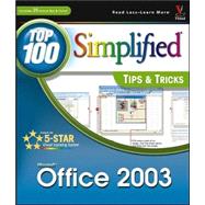 Office 2003: Top 100 Simplified Tips & Tricks