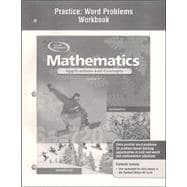 Mathematics: Applications and Concepts, Course 2, Practice: Word Problems Workbook