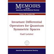 Invariant Differential Operators for Quantum Symmetric Spaces