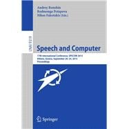 Speech and Computer