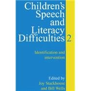 Children's Speech and Literacy Difficulties Identification and Intervention