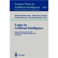 Logics in Artificial Intelligence: European Workshop, Jelia 2000, Malaga, Spain, September 29-October 2, 2000 : Proceedings