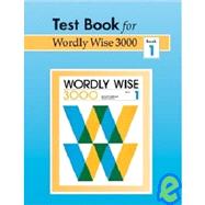 Wordly Wise 3000 Test Book 1 Blackline Master