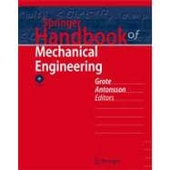 Springer Handbook of Mechanical Engineering
