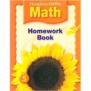 Mathmatics Homework and Problem Solving Book Consumable Level 5: Houghton Mifflin Mathmatics California