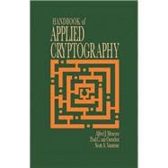Handbook of Applied Cryptography