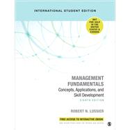 Management Fundamentals (International Student Edition): Concepts, Applications, and Skill Development
