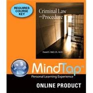 MindTap Paralegal for Hall's Criminal Law and Procedure, 7th Edition, [Instant Access], 1 term (6 months)