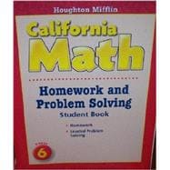 Mathmatics Homework and Problem Solving Book Consumable Level 6