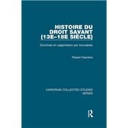 Histoire du droit savant (13e–18e siècle)
