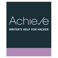 Achieve Writer's Help for Hacker (1-Term Online Access)