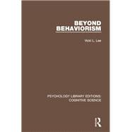 Beyond Behaviorism,9781138641341