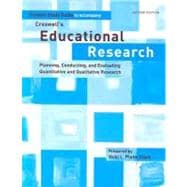 STUDENT STUDY GUIDE EDUCATIONAL RESEARCH: PLANNING, CONDUCTING, AND EVALUATING QUANTITATIVE AND QUALITATIVE RESEARCH, 2/e