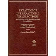 Taxation of International Transactions : Materials, Text, and Problems,9780314251343