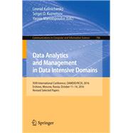 Data Analytics and Management in Data Intensive Domains