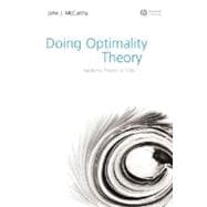 Doing Optimality Theory Applying Theory to Data