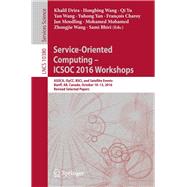 Service-oriented Computing – Icsoc 2016 Workshops