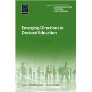 Emerging Directions in Doctoral Education