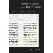 Narrative Syntax and the Hebrew Bible,9780391041356