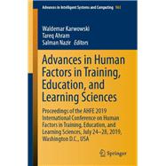 Advances in Human Factors in Training, Education, and Learning Sciences