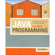 Javaâ„¢ Programming: From Problem Analysis To Program Design