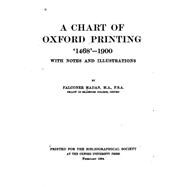 A Chart of Oxford Printing 1468-1900