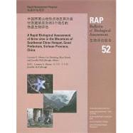 A Rapid Biological Assessment of Three Sites in the Mountains of Southwest China Hotspot, Ganzi Prefecture, Sichuan Province, China