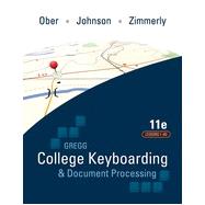 Gregg College Keyboarding & Document Processing (GDP); Lessons 1-60 text, 11th Edition