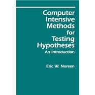 Computer-Intensive Methods for Testing Hypotheses An Introduction