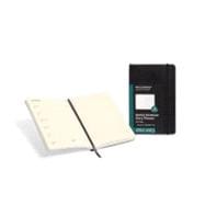 Moleskine 2012-2013 Weekly Planner, 18 Month, Large, Black, Hard Cover (5 x 8.25)