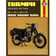 Triumph 350 and 500 Unit Twins Owners Workshop Manual, No. 137  '58-'73