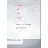 Disability and Social Change A South African Agenda