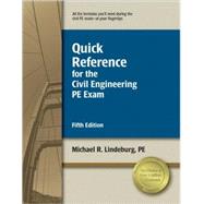 Quick Reference for the Civil Engineering PE Exam