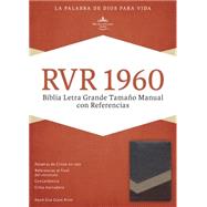 RVR 1960 Biblia Letra Grande Tamaño Manual con Referencias, marrón/tostado/bronceado símil piel